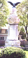 Memorial to Richard Caldwell and his men, Town Square, Salisbury Mills, NY